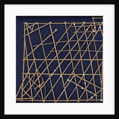 Marshall Islands stick chart. Micronesia, c. 1920 by Anonymous