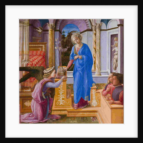 The Annunciation with two Kneeling Donors, c. 1440 by Anonymous