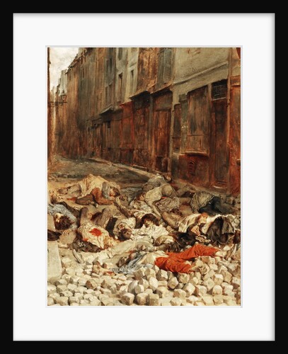 The Barricade, Rue de la Mortellerie, June 1848 (Remembrance of Civil War) by Anonymous