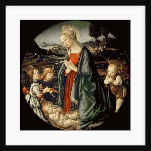The Virgin Adoring the Christ Child with Saint John the Baptist and Two Angels, Between 1475 and 149 by Anonymous
