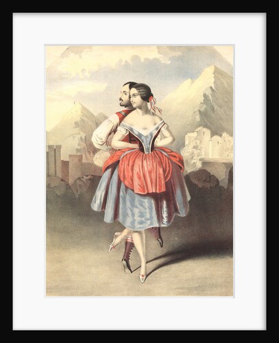 Fanny Cerrito and Arthur Saint-Léon in La Polka by Cesare Pugni, c. 1843 by Anonymous