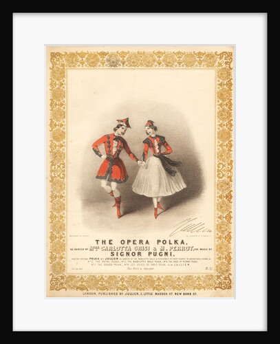 Carlotta Grisi and Jules Perrot in La Polka by Anonymous