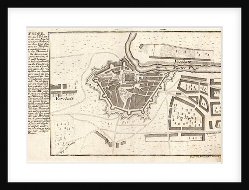 Bender, the Turkish fortress in Bessarabia, ca 1720 by Anonymous