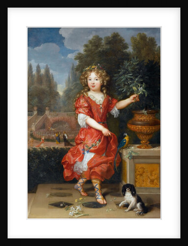 Portrait of Mademoiselle de Blois, Marie-Anne de Bourbon, daughter of Louis XIV by Anonymous