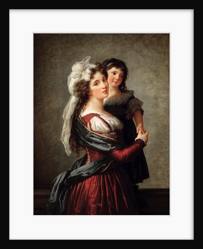 Madame Rousseau and her Daughter, 1789 by Anonymous