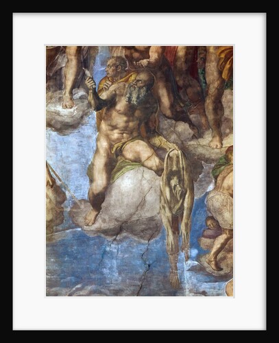 Saint Bartholomew displaying his flayed skin, 1537-1541 by Anonymous