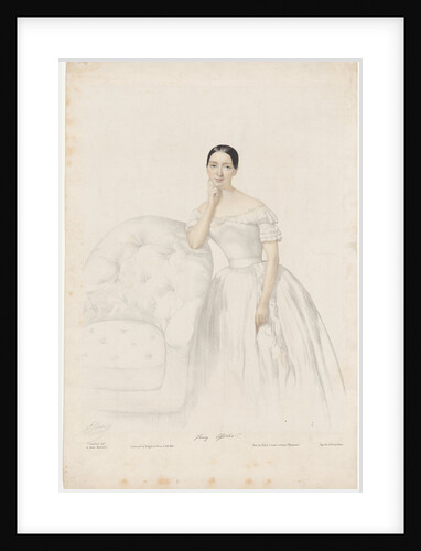 Portrait of the Ballet dancer Fanny Elssler, 1838 by Anonymous