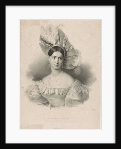 Portrait of the Ballet dancer Fanny Elssler, 1831 by Anonymous