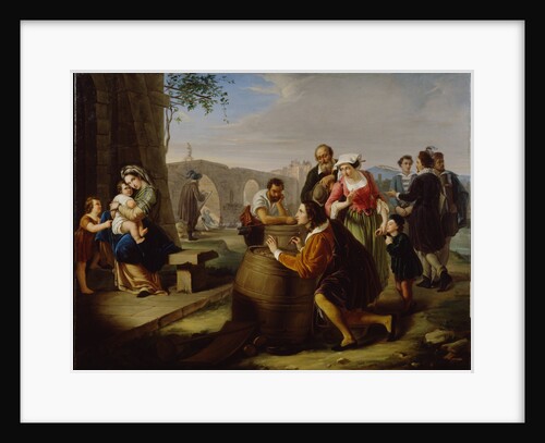 Raphael Painting The Madonna of The Chair, 1849 by Anonymous