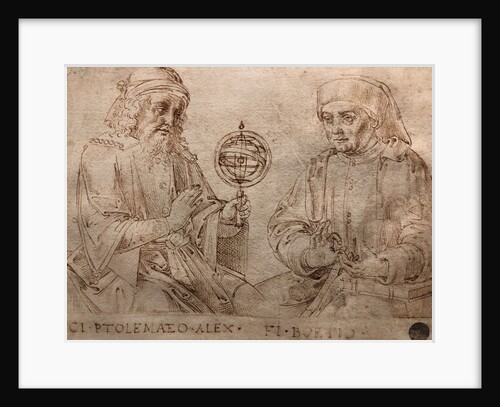 Claudius Ptolemy and Boethius by Anonymous