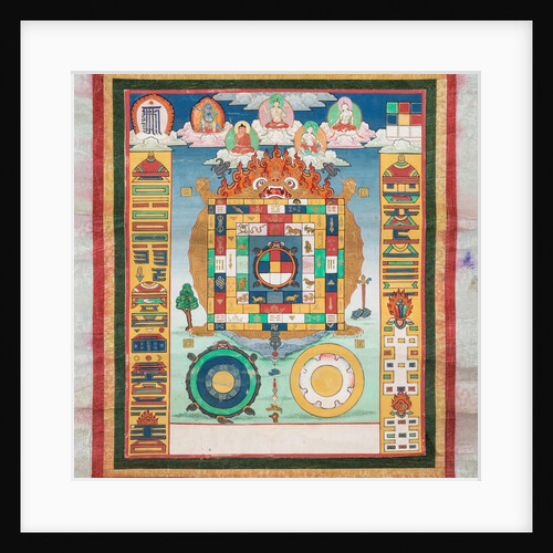 Chinese calendar, 19th century by Anonymous