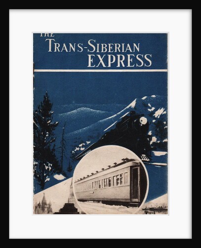 Transsiberian express (Brochure of the Intourist company), 1931 by Anonymous