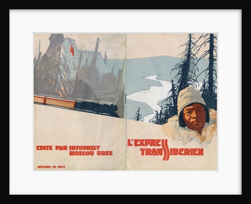 Transsiberian express (Brochure of the Intourist company), 1931 by Anonymous