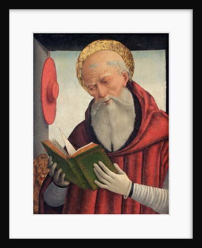 Saint Jerome reading, c. 1490 by Anonymous