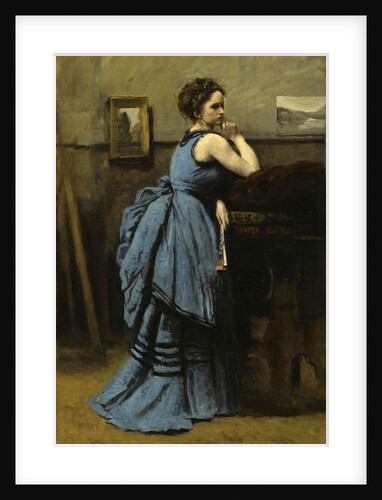 La Dame en bleu, 1874 by Anonymous