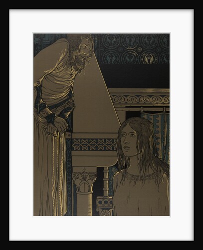 Illustration The Nibelungs, 1898-1901 by Anonymous