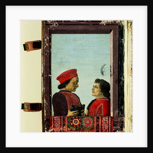 Portrait of Federico da Montefeltro and Cristoforo Landino by Anonymous