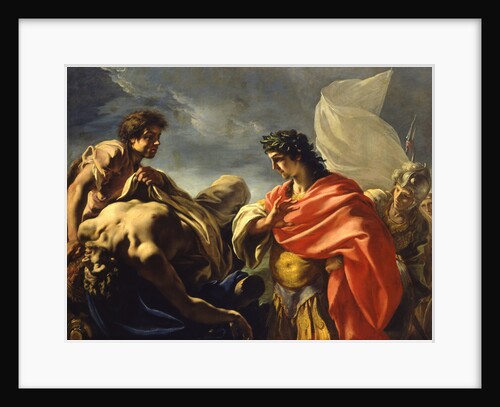 Alexander before the Dead Body of Darius, um 1700 by Anonymous