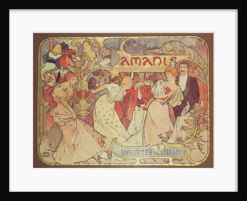 Amants a comedy at the Theatre de la Renaissance, 1895 by Anonymous
