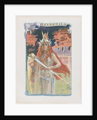 Brunhilde, 1899 by Anonymous