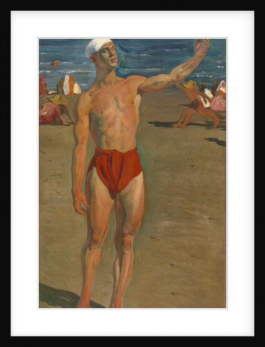 Vaslav Nijinsky on the Lido, 1909 by Anonymous