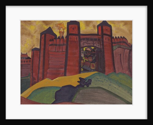 The Gates of Tmutarakan. Stage design for the opera The Tale of Tsar Saltan by N. Rimsky-Korsakov, 1 by Anonymous