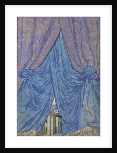 Design of curtain for the ballet Sleeping beauty by P. Tchaikovsky, 1921 by Anonymous