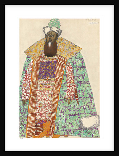 Boyar. Costume design for the opera Sadko by N. Rimsky-Korsakov, 1911 by Anonymous