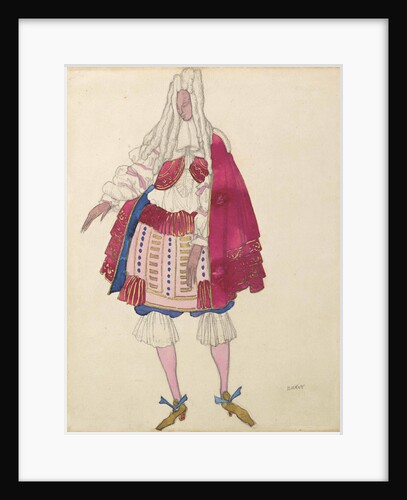 Costume design for the ballet Sleeping Beauty by P. Tchaikovsky, 1921 by Anonymous