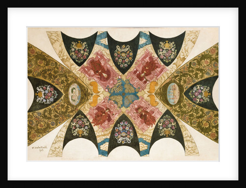 Design for a ceiling mural for the State Bank in Nizhny Novgorod, 1913 by Anonymous