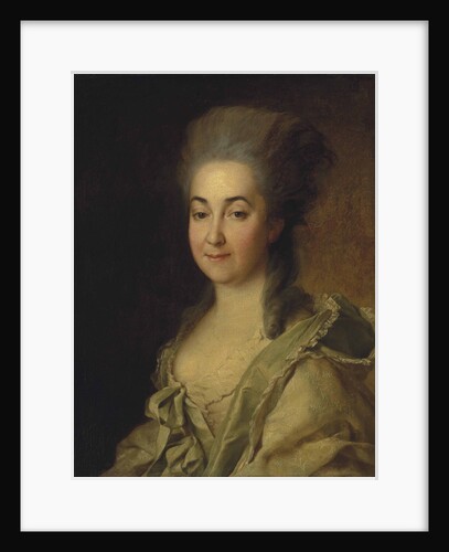 Portrait of Agafokleya Alexandrovna Poltoratskaya, née Shishkova, c. 1780 by Anonymous