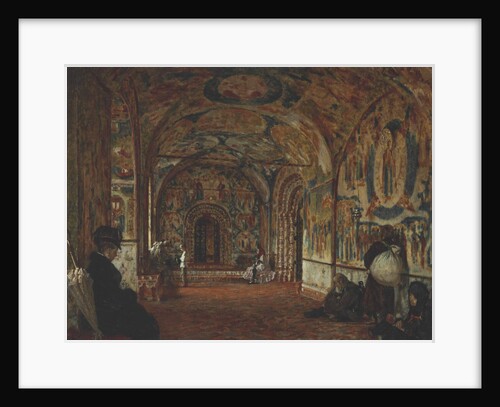The entrance of a 17th Century Church in Yaroslavl, ca 1894 by Anonymous