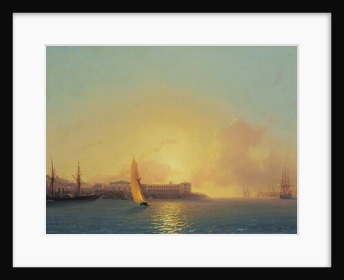 Grafskaya Wharf, Sevastopol, 1852 by Anonymous