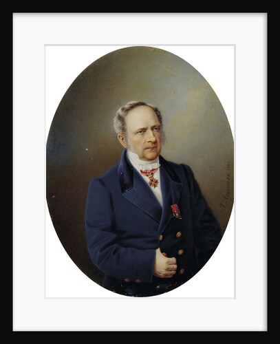 Portrait of the painter Yegor (Gregor) Bottman (18..-1891) by Anonymous