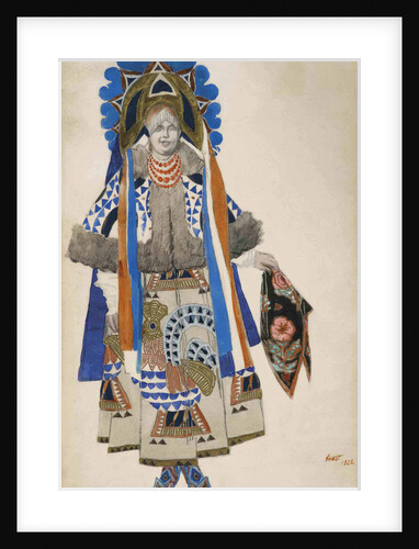 Costume design for the Vaudeville Old Moscow at the Théâtre Femina in Paris, 1922 by Anonymous