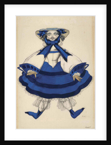 Costume design for the ballet La Boutique Fantasque, 1918 by Anonymous