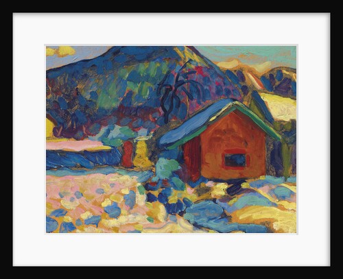 Winter study with mountain, 1908 by Anonymous