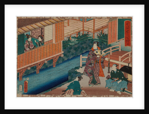 From the series Sono sugata yukari no utsushi-e (Magic Lantern Slides of That Romantic Purple Figure) by Anonymous