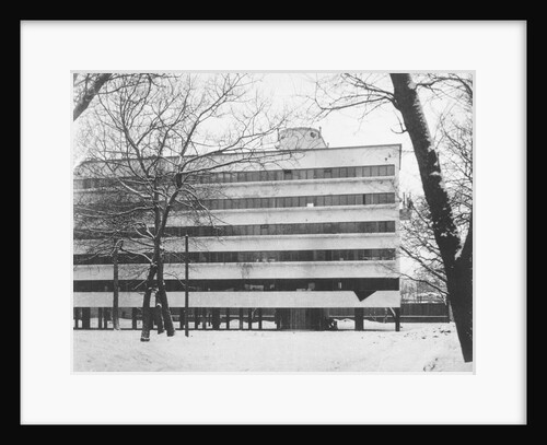The Narkomfin Building in Moscow, 1928-1929 by Anonymous