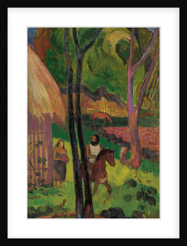 Cavalier devant la case, 1902 by Anonymous
