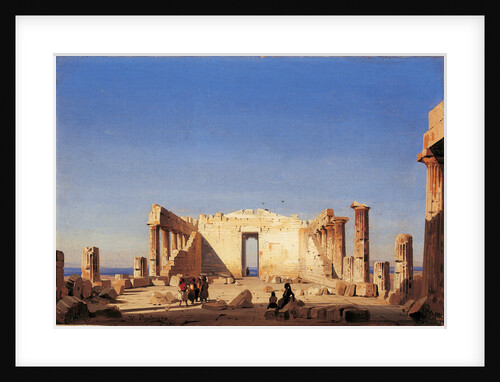 Inside the Parthenon, 1843 by Anonymous