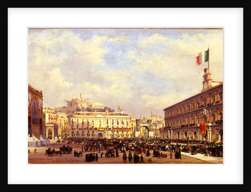 Arrival of Vittorio Emanuele II in Naples, 1860 by Anonymous