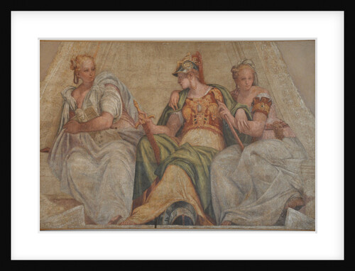 Minerva between Geometry and Arithmetics, 1551 by Anonymous