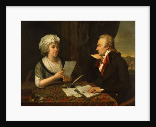The poet Count Vittorio Alfieri and Princess Louise of Stolberg-Gedern, 1796 by Anonymous