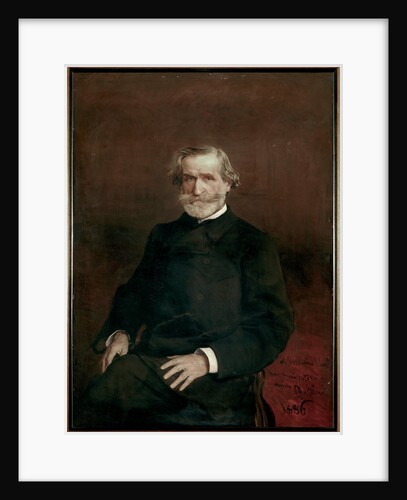 Portrait of the Composer Giuseppe Verdi, 1886 by Anonymous