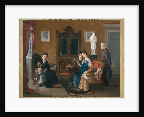 Family Reading of The Betrothed, 1876 by Anonymous