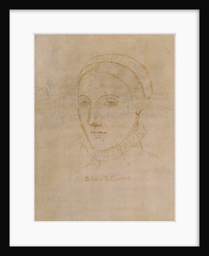 Portrait of Anne Hathaway (1555/6-1623), the wife of William Shakespeare, 1708 by Anonymous