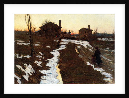Last snow, 1906 by Anonymous