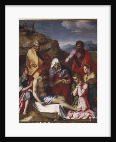 Pietà with Saints (Pietà di Luco), 1523-1524 by Anonymous