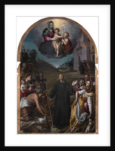 Miracles of Saint Fiacre, c. 1596 by Anonymous